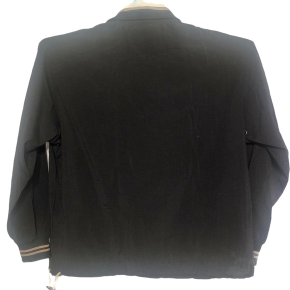 Vtg Lee Sport Nylon Windbreaker Dark Brown Size L - Picture 4 of 6